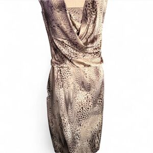 Elegant Animal Print Dress